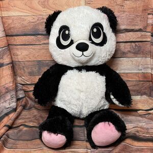 Build A Bear Harajuku Hugs Panda Plush Stuffed Animal 18" Gwen Stefani Heart Eye